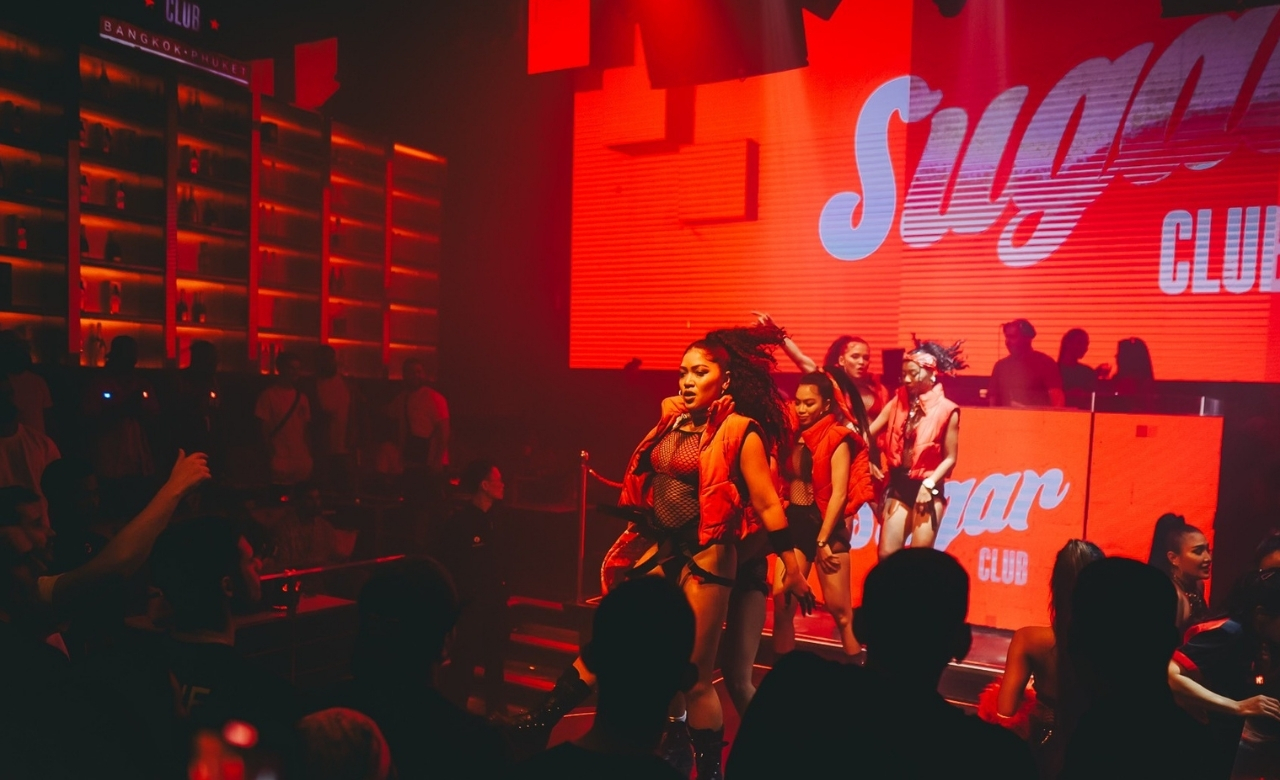 Nightlife atmosphere in a Phuket speakeasy bar